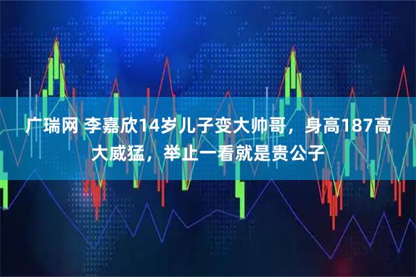 广瑞网 李嘉欣14岁儿子变大帅哥，身高187高大威猛，举止一看就是贵公子