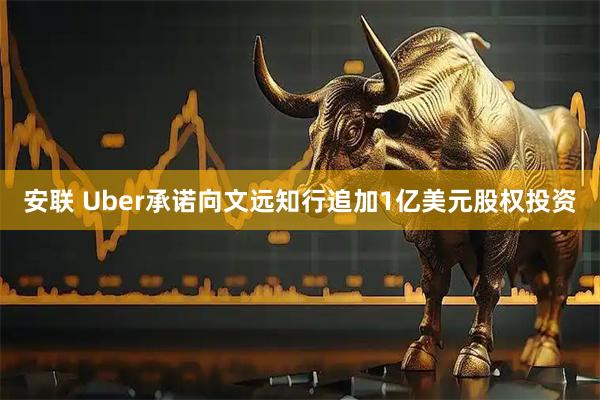 安联 Uber承诺向文远知行追加1亿美元股权投资